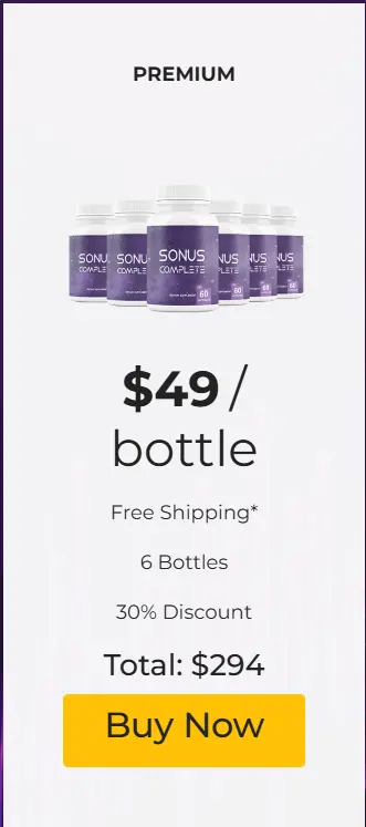 sonus complete 6 bottles price